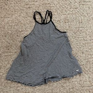 Hollister stripped halter tank top